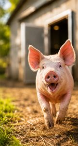 Rüsseltür für Schweineställe